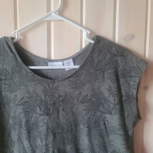 Sage green jungle tank / tee